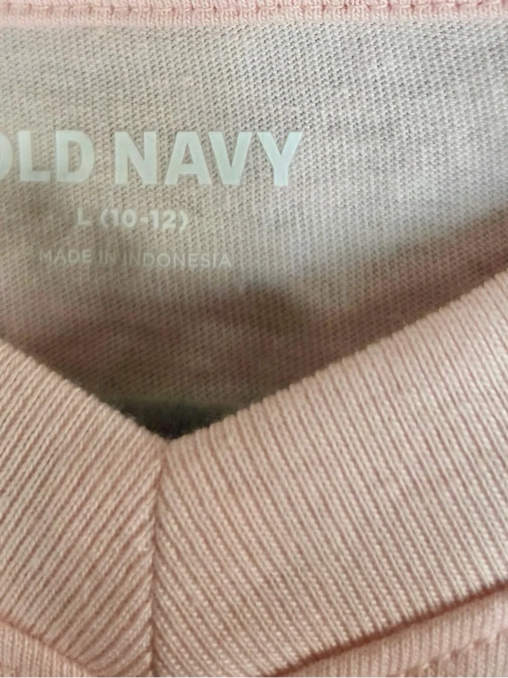 Old Navy Girls L 10/12 Pink oversized New York Graphic Tee